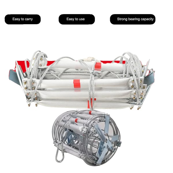 Rebstige, Aluminiumlegering, 2,5 M Længde, 150 kg Belastningsevne, Letvægts, Multi-brug