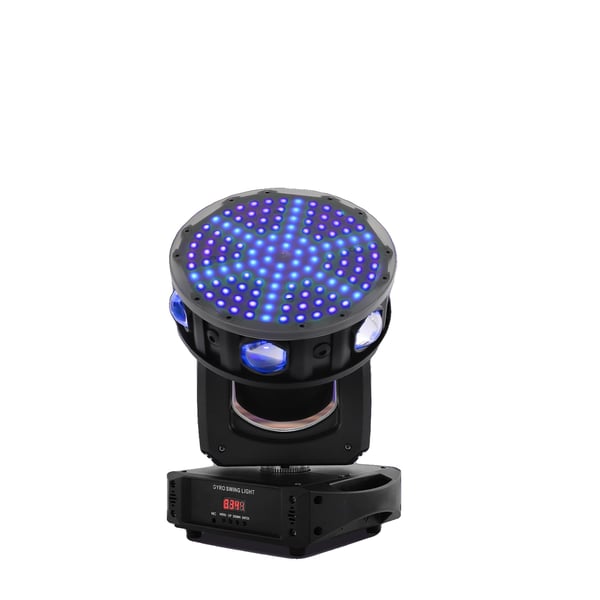 Bevægelseshoved Scene Lys, 150W Effekt, RGBW Farveudgang, IP22 Sikkerhedsvurdering, DMX512 Kontrol, Holdbart Design