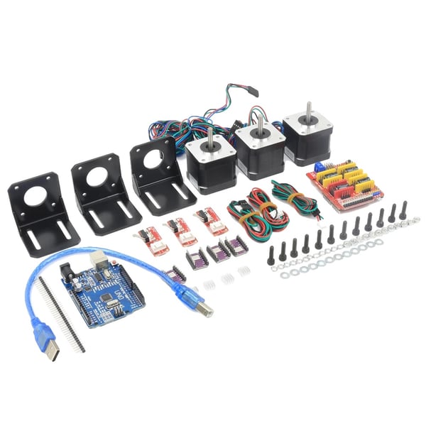 Steppermotor, 78 oz-in moment, dual fase, 1.8° trin vinkel, hybridmateriale, dimensioner 42x42x40 mm