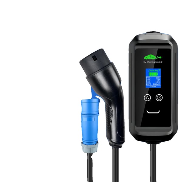 EV-lader, Wi-Fi-kontrol, justerbar strøm,7.2KW APP Oplader, TYPE2
