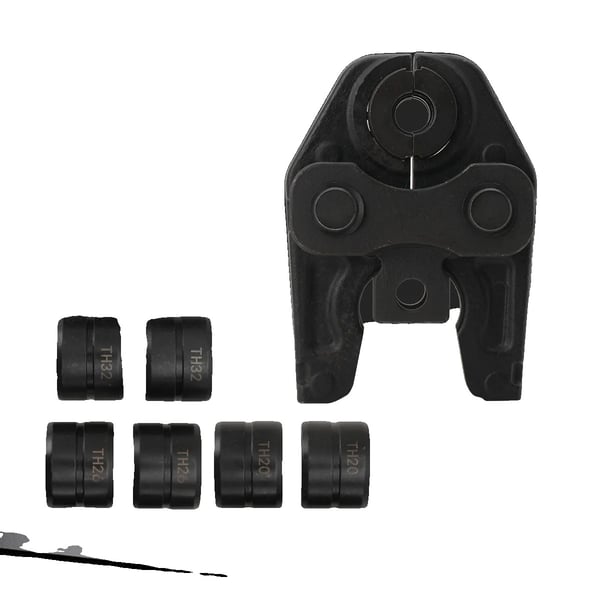 Tryklufttang, Rustfrit Stål Materiale, Kompatibel med PEX Rørstørrelser, Højtryksydelse, Ergonomisk Design, TH-Type Form Kompatibilitet