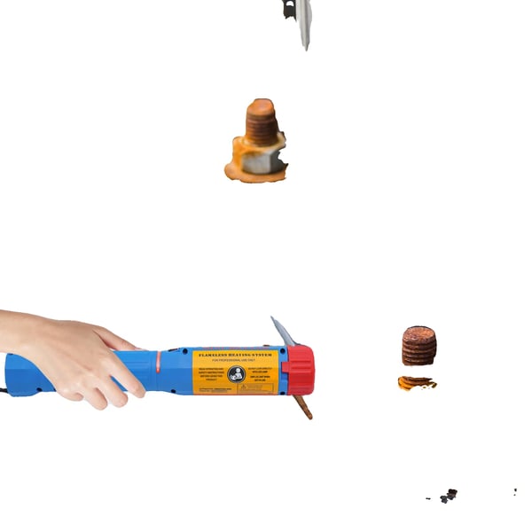 Magneettinen induktiolämmitin, 220V, 1100W, Lämpöaika 5-40s, Max. lämpötila 800℃, 8 lämmityskelaa