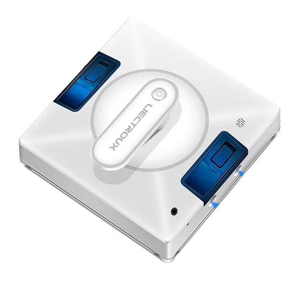 Fönsterputsrobot, 4-vägs vattensprut, 3000 Pa sugkraft, 100 mL vattentank, fjärrkontroll, 24,2 x 24,2 x 10,4 cm