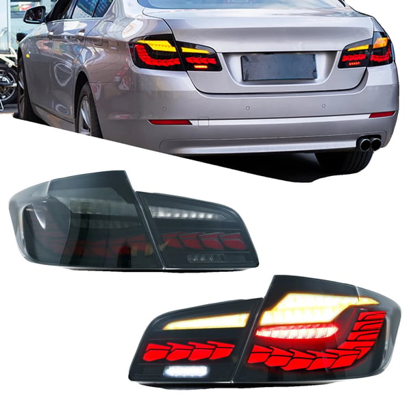 Baglygtemodul, Vandtæt, Sekventiel Blinklys, 12 V, 35W, Kompatibel med BMW 5-Serie 2011-2016
