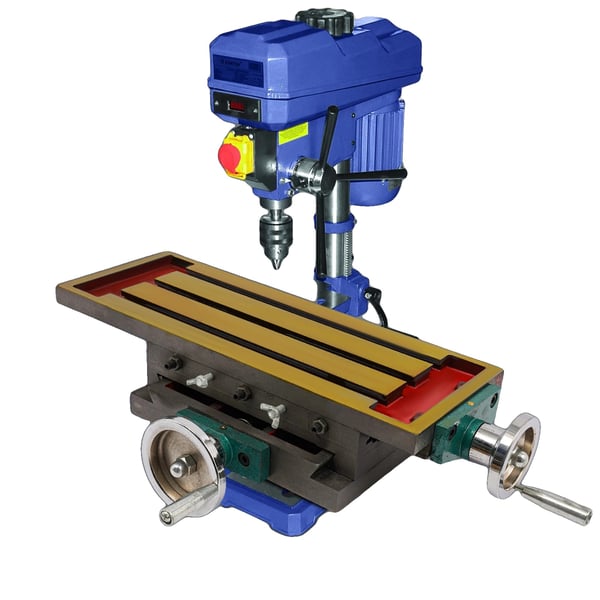 Fressemaskine Arbejdsbord, 57 cm x 36 cm, X-Akse Bevægelse 10,63 tommer, Y-Akse Bevægelse 4,92 tommer, T-Spor Design, Håndhjul Justering