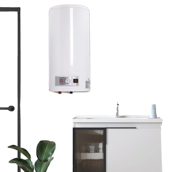 Elektrisk Vandvarmer, 50L Kapacitet, 2000W Effekt, 220V Spænding, Temperaturinterval 25-75°C, Vandtæt IPX4