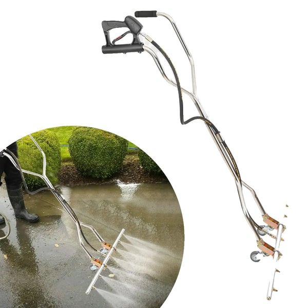 Håndholdt Vandkost, 5000 PSI, 7 Dyser, Rustfrit Stål, 30 tommer Længde, Kompatibel til Rengøring af Bilens Undervogn Håndholdt Vandkost, 5000 PSI, 7 Dyser, Rustfrit Stål, 30 tommer Længde, Kompatibel til Rengøring af Bilens Undervogn