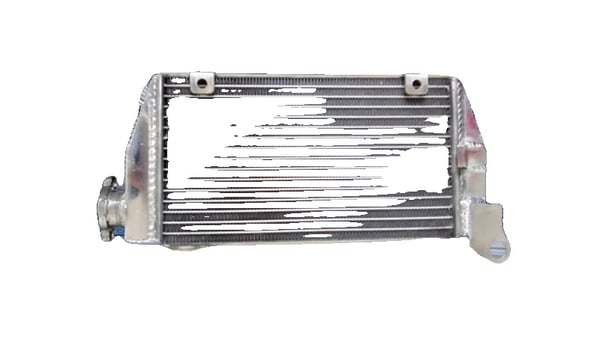 Radiator, Aluminium, Kompatibel med Kawasaki KLR650, Direkte pasform til 2001 modeller, Forbedret varmeafledning, Letvægtsdesign