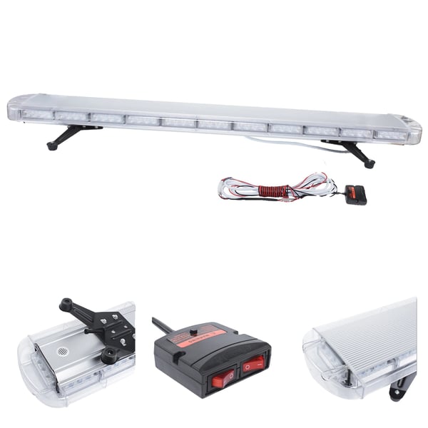 LED Strobe Light Bar, 15 Blinkemoduser, IP65 Vejrbestandighed,Gul