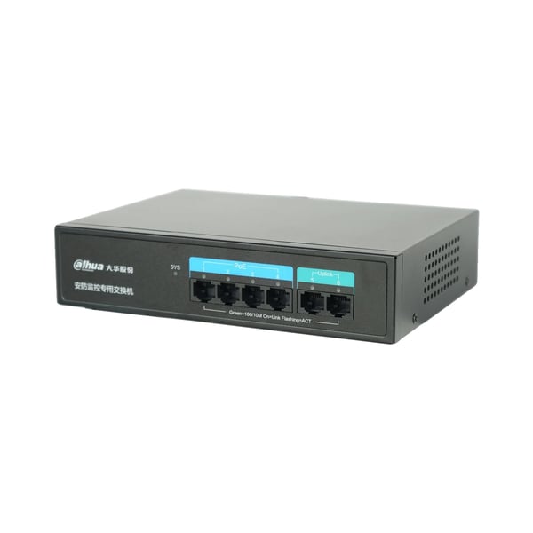 PoE-kytkin, 4-porttinen liitettävyys, luotettava suorituskyky,4PoE Port 2LAN port