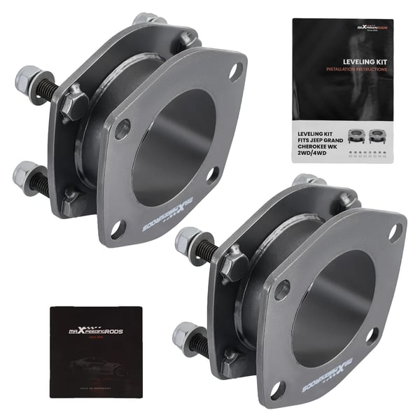 Lift Kit, 2" Højde, Aluminium Konstruktion, Kompatibel med Jeep Commander XK 2006-2010, Vægt 3800 g, 28,5 cm Længde
