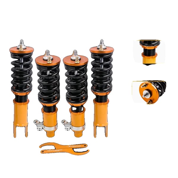 Coilover affjedrings sænkningskit, stål, varelængde 62 cm, varebredde 50 cm, forårsrate 8 kg/mm, justerbar højde Ja