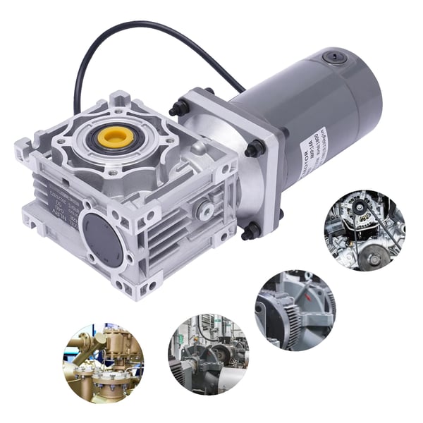 Växelmotor, Effekt 120W, Hastighet 1800RPM, Spänning DC 12V, Moment 3.66kg/cm, Dimensioner 9*14cm