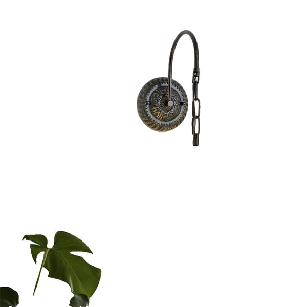 Væglampe, Vintage Design, Klare Krystaller,0-5W