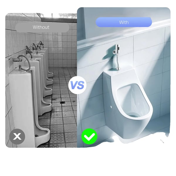 Automatisk skylleventil, 5*5*33,5 cm,  Alt kobber, 0,8 kg, Indløbsrørdiameter G1/2