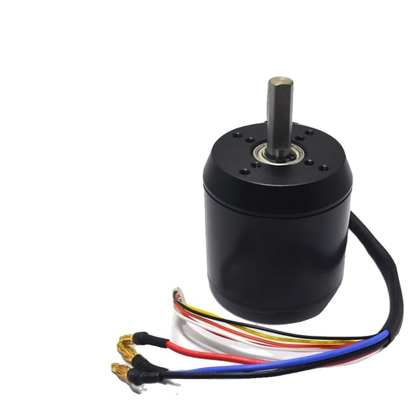 Børsteløs Motor, 2300W Maksimal Effekt, 4080 RPM, 18-42V Spændingsområde, 10mm Aksel Diameter, Sensorløs Teknologi