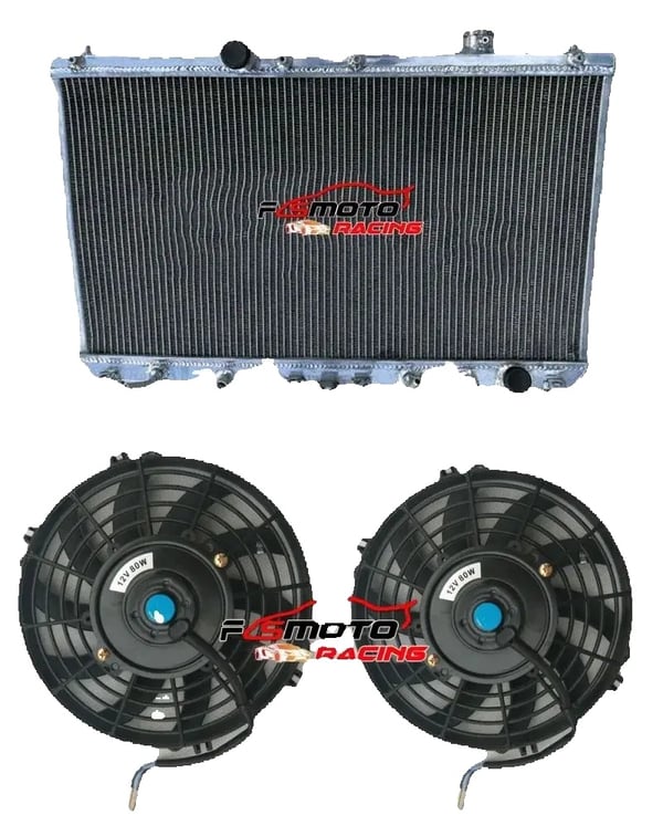 Aluminium Radiator, Kerne Størrelse 15 3/4" × 28 5/8" × 1 1/4", Samlet Størrelse 29 1/2" × 20 1/4" × 3 3/4"