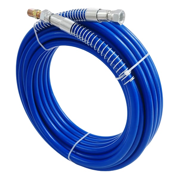 Luftløs Malingssprøjte Slange, 50ft Længde, 3300 PSI Tryk Rating, Ståltråd Fiber Materiale, Høj Elasticitet, Kompatibel med Luftløse Sprøjteapparater