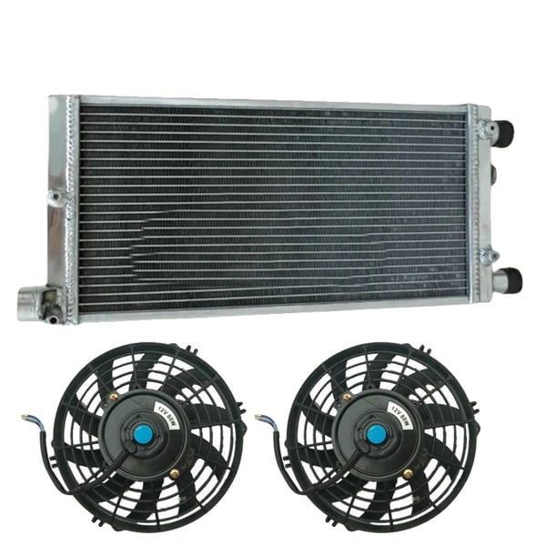 {"output_title": "Radiator, Aluminium, Samlet Størrelse 23,2” x 10” x 3”, Kerne Størrelse 18,5" x 9,7" x 1,6", Indløb Størrelse 1,25"
