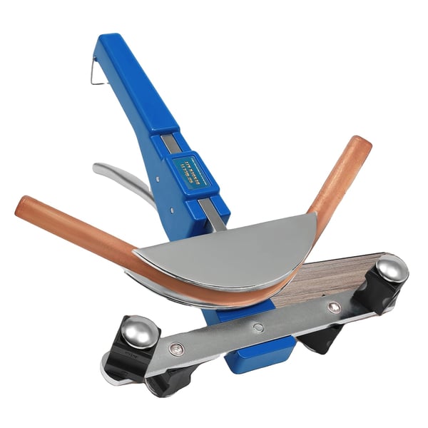 Rørbender, Aluminiumlegering og Stål, 90° Bøjningsvinkel, Dimensioner: 31 cm x 25,4 cm x 9 cm, Inkluderer Rørskærer, Ergonomisk Enhåndsbetjening