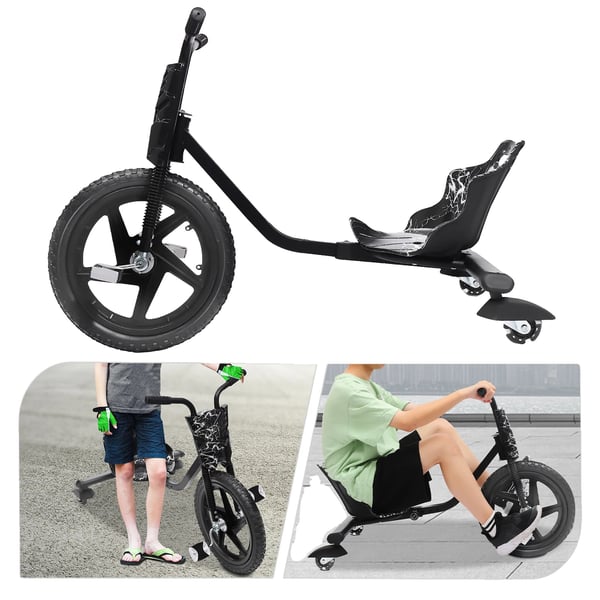 Drift Trike, Maksimikuormitus 80kg, Sopii 6-vuotiaille ja sitä vanhemmille, Koko 90*68*60cm, Ihmispohjainen ajo, 3-pyöräinen muotoilu