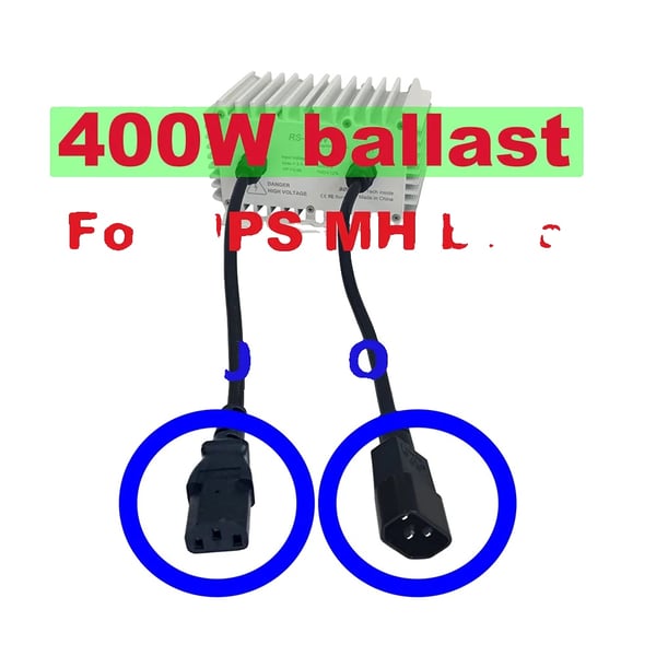 Elektroninen ballast, 400W, Syöttöjännite 208-240V, Yhteensopiva E39 E40 -lamppujen kanssa, Tehokkuus 96,5%, Akustinen resonanssin vaimennus