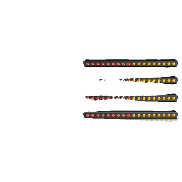 LED Vægvasker Lys, DMX512 Kontrol, 18x12W Effekt,EU Stik, RGBWUV