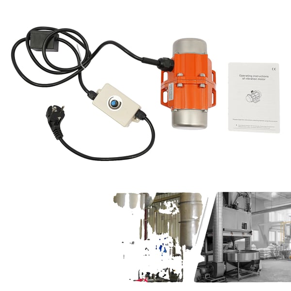 Värähtelymoottori, 60W, 220V, Yksivaiheinen, 1500-3000 RPM, IP65 Vesitiivis