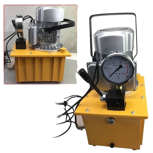 Sähköhydraulinen pumppu, 750W, 10152psi painealue, 7L öljykapasiteetti, 0.6 - 5l/Min virtausnopeus, mitat 360x280x440mm