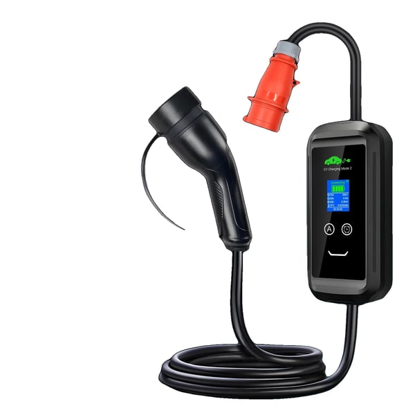 EV-lader, Type 2 vægmontering, justerbare strømindstillinger,Type2