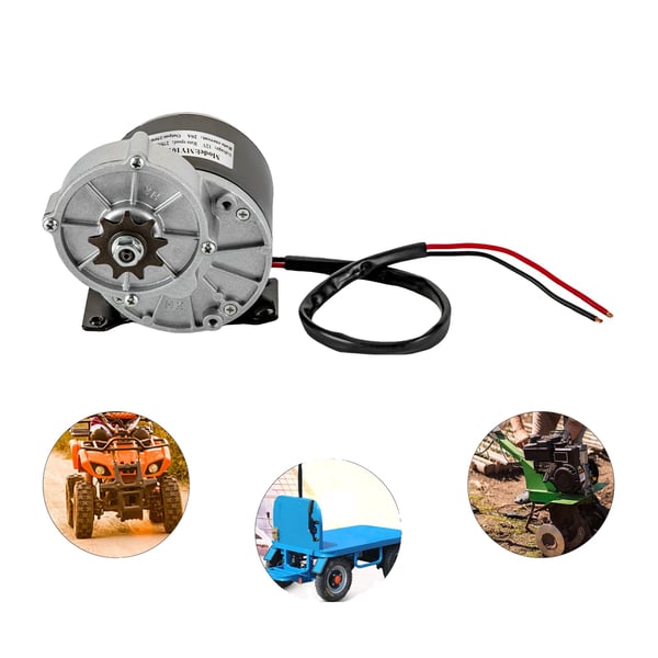 Gear Reducerings Elektrisk Motor, 250W Udgivelse, 2750 RPM Hastighed,0, 12V