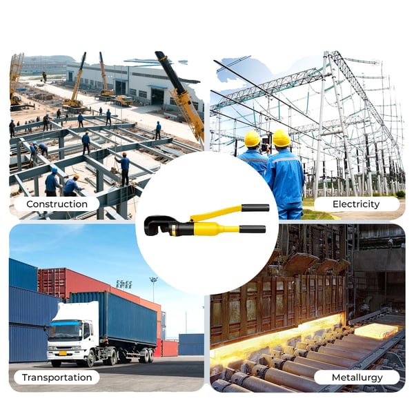 Hydraulisk Armeringsjernskærer, Maksimal Skærediameter 22mm, Minimal Skærediameter 4mm, Skærekraft 13 Ton, Håndtag Længde 10,4cm, Nettovægt 5,69kg