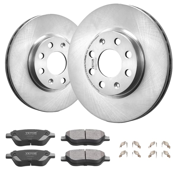 Jarrusarja, keraamiset jarrupalat, 10.1"/257mm etulevyt, yhteensopiva Vauxhall Adam & Corsa D:n kanssa, E-merkintäsertifioitu, matala pölypäästö
