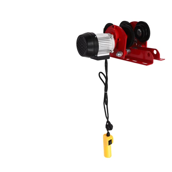 Elektrisk hejseværk rulle, Q235 stål, belastningskapacitet 1000 kg, effektvurdering 370W, høj moment, bevægelseshastighed 1,2 m/min