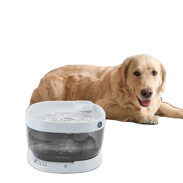 Kattevandfontæne, 7L kapacitet, 5V effekt, lav støj 30dB, ABS-materiale, fritstående design