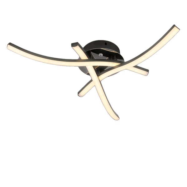 Loftlampe, Dæmpbar Funktion, Fjernbetjening,46x7.5x8 cm, HVID, ændrebar