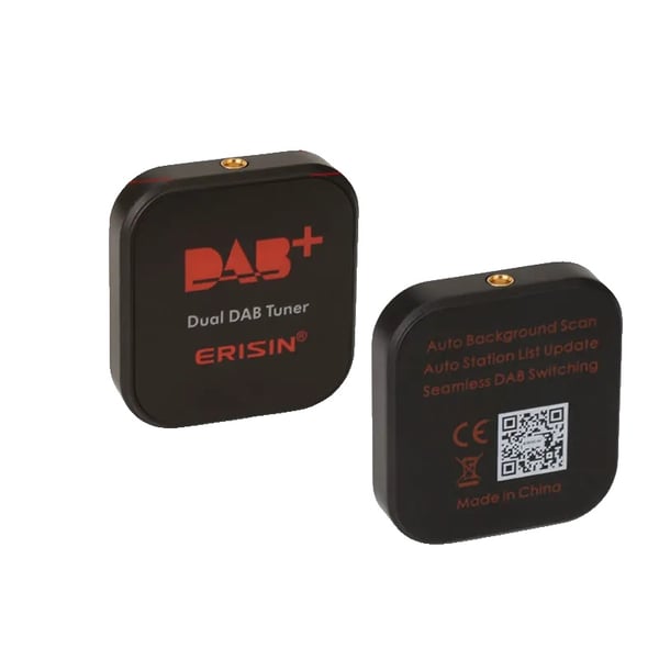 DAB Radio Modtager, Dobbelt Tuner, Digital Audio Broadcasting, Understøtter Android 11/12/13, Støjfri Transmission, CE Certificeret