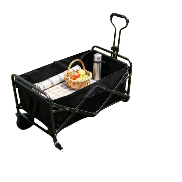 Verktygsvagn, Material: Stålrör, Ramens dimensioner: 67*46*36cm, Ihopfälld storlek: 51*13*68cm, Lastkapacitet: 80kg, Hjuldiameter: 12.7cm