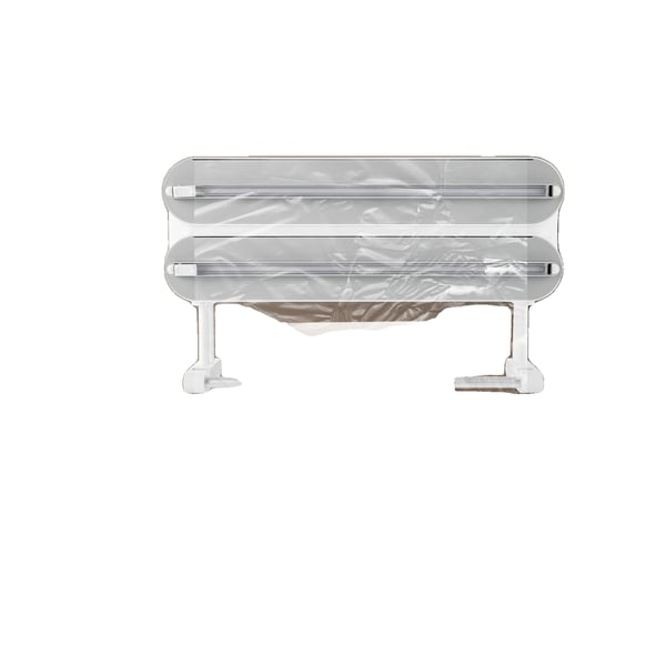 Plastfolie Dispenser, Væghængt, Magnetisk Skæreværktøj,M