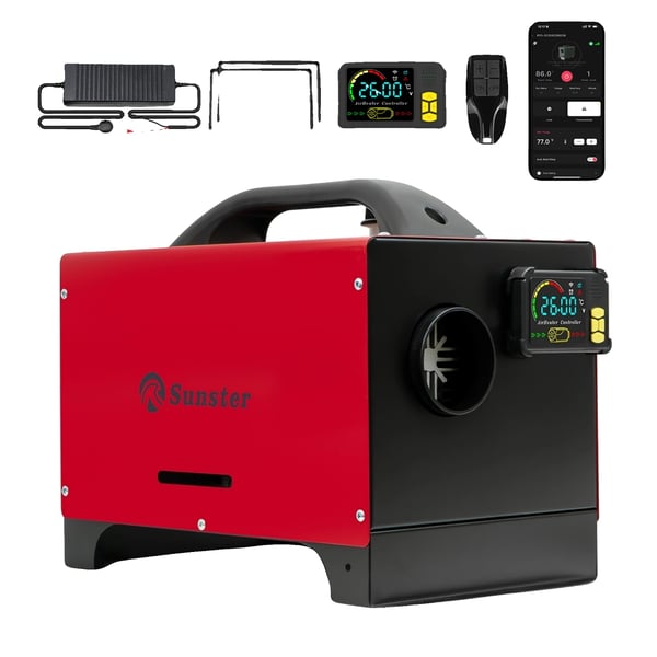 Diesel-lämmitin, Bluetooth-ohjaus, Tehokas lämmitysjärjestelmä,8KW