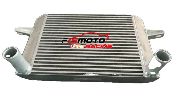 Aluminium Intercooler, Kerne Dimensioner: 600 mm x 400 mm x 45 mm, Samlede Dimensioner: 750 mm x 400 mm x 45 mm