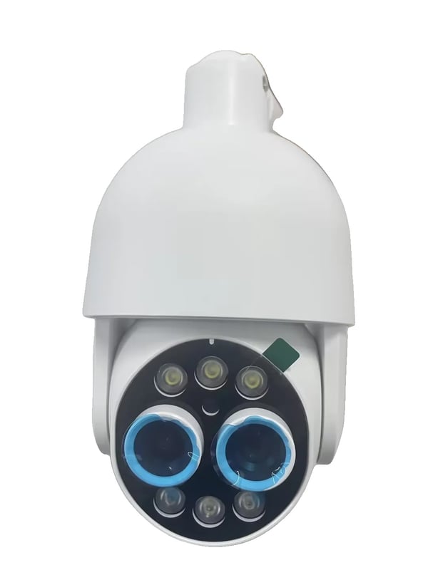 IP Kamera, 8MP Opløsning, 355° Vandret Rotation, Dobbelt Nattesynsmodi, Lydsupport, 128G TF Kort Optagelse