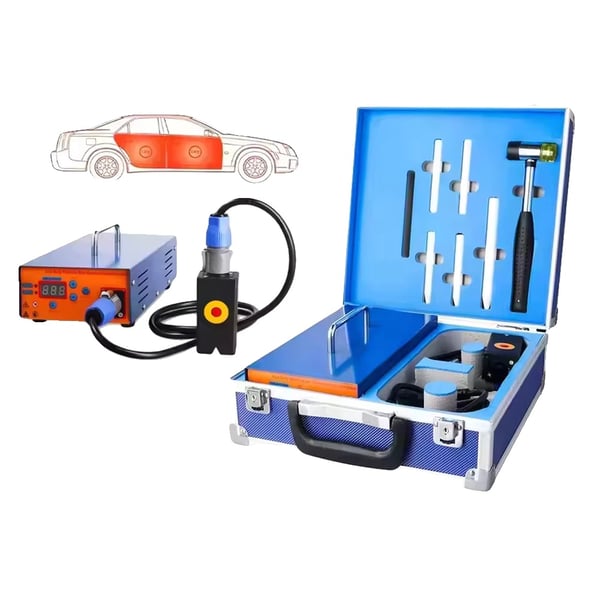 Magnetisk Induktionsbilreparationsværktøj, 1000W Effekt, Maksimal Udgang 1.38KW, Dimensioner 23.5 x 16 x 10 cm, Kompatibel med Stålkarosser