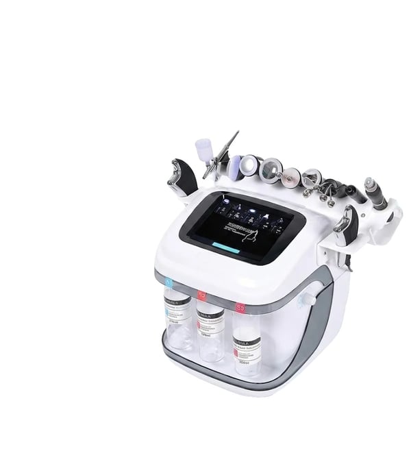 Ansigtsmaskine, Deep Aqua Peeling, Vand Oxygen Infusion,sort
