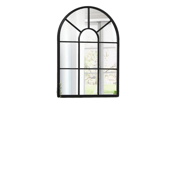 Väggspegel, Metallram, 70 cm x 50 cm, Klar Reflektion, Väggmonterad, Hållbar Design