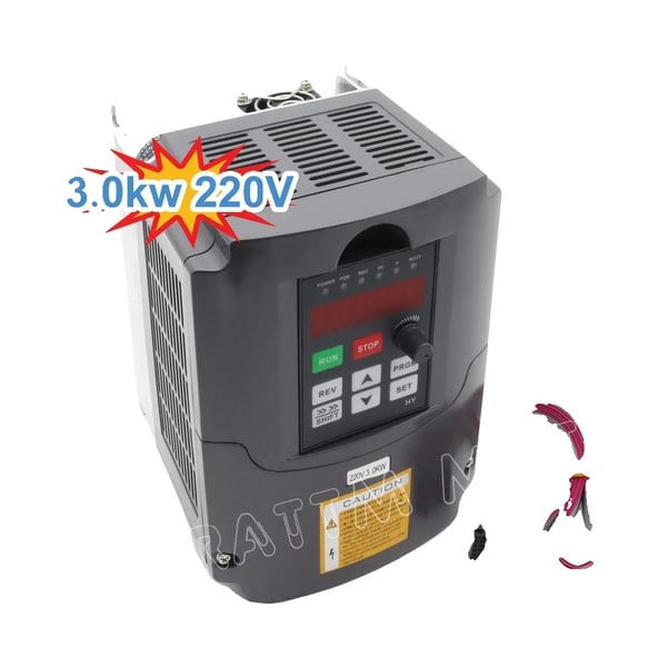Variabel frekvensdriv, 220V ingång, 3HK utgång, 400Hz frekvens, 10A ström, 1.8kg vikt Variabel frekvensdriv, 220V ingång, 3HK utgång, 400Hz frekvens, 10A ström, 1.8kg vikt