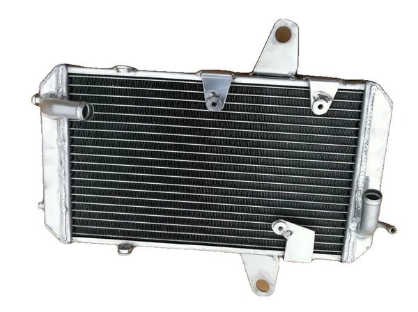 Radiator, Aluminium, 2,5 kg vægt, Kompatibel med ATV CAM AM DS450 DS 450 (2008-2011), Forbedret kølekapacitet, TIG svejset konstruktion