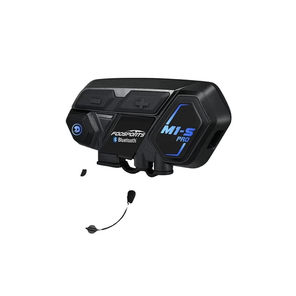 Motorcykelhjelm Bluetooth headset, vandtæt konstruktion, højde 1,5 cm, maksimal intercom afstand 2000 m, op til 8 ryttere, indbygget batteri 900mAh Motorcykelhjelm Bluetooth headset, vandtæt konstruktion, højde 1,5 cm, maksimal intercom afstand 2000 m, op til 8 ryttere, indbygget batteri 900mAh