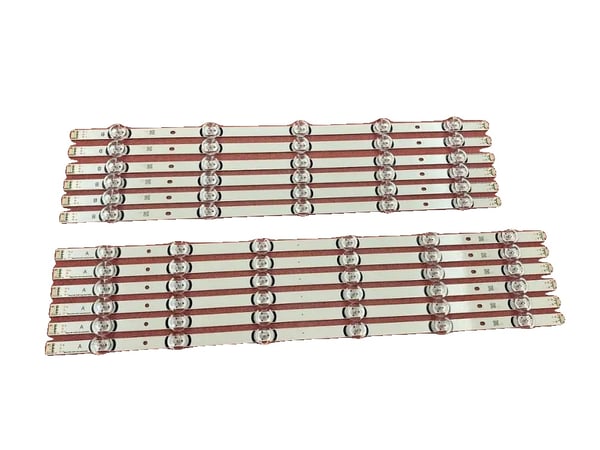 LED-bakgrundsbelysning, 1245 mm längd, 11 LED, 6V, Kompatibel med LG DRT 3.0 60 tum, Utformad för TV-reparation