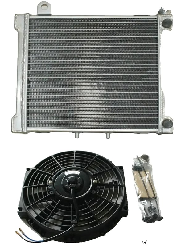Radiator, Legeret Aluminium, Kompatibilitet med DS650, Placering Foran, Forbedret Køleydelse, Holdbar Konstruktion